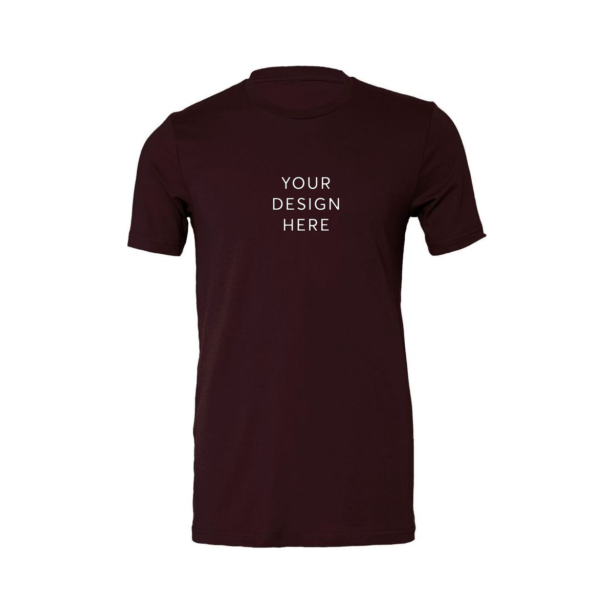 Unisex Jersey Short Sleeve Tee - Oxblood Black