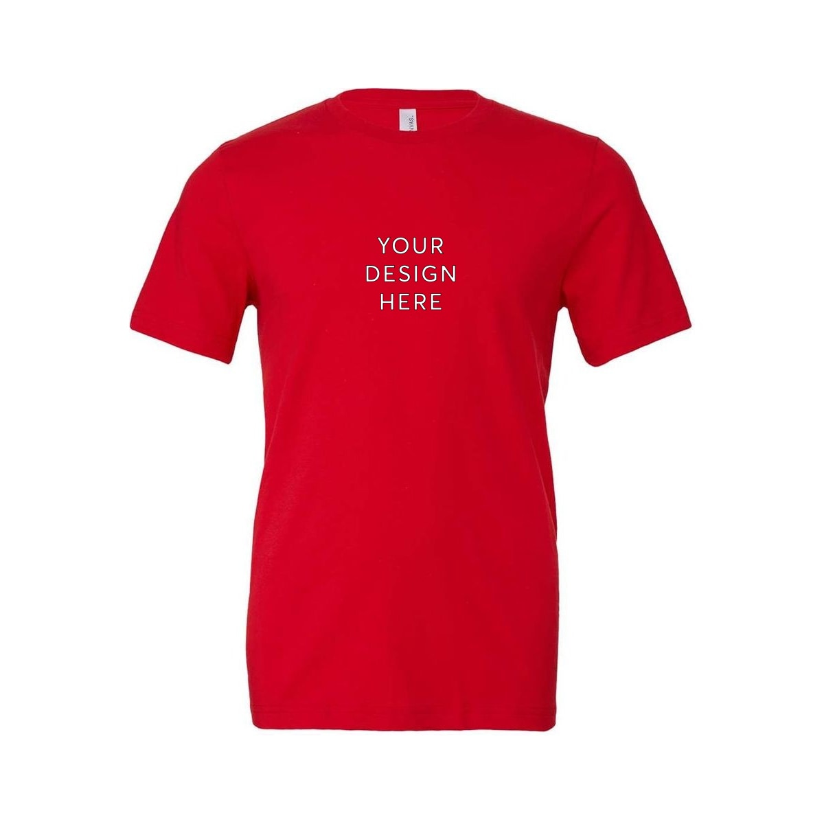 Unisex Jersey Short Sleeve Tee - Red