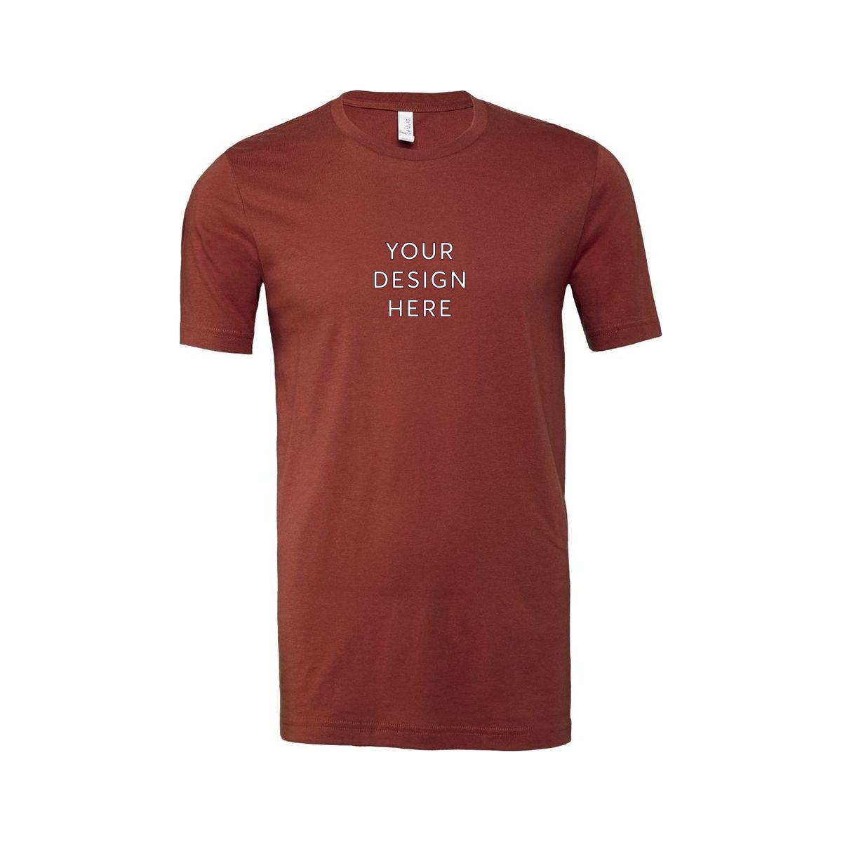 Unisex Jersey Short Sleeve Tee - Rust