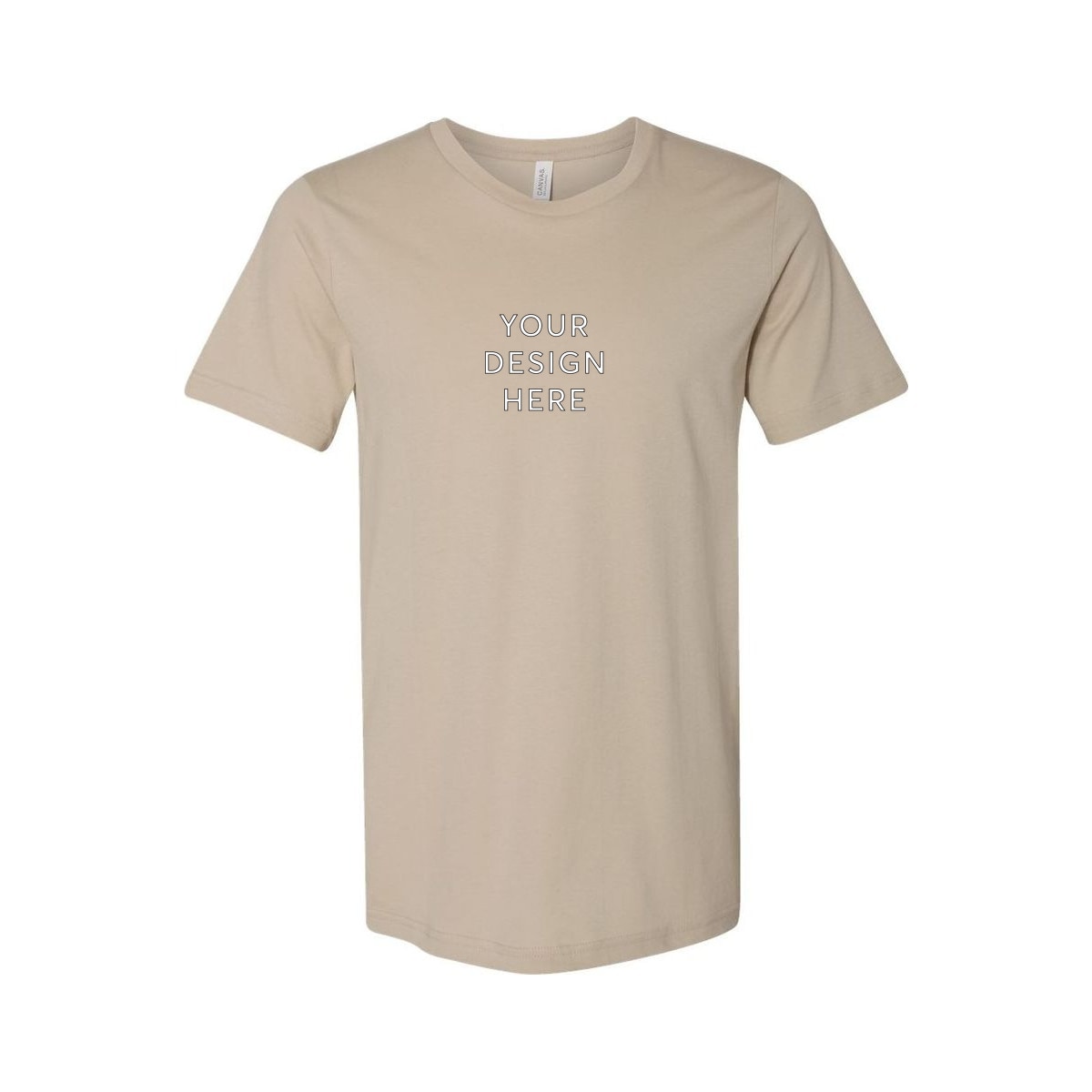 Unisex Jersey Short Sleeve Tee - Tan