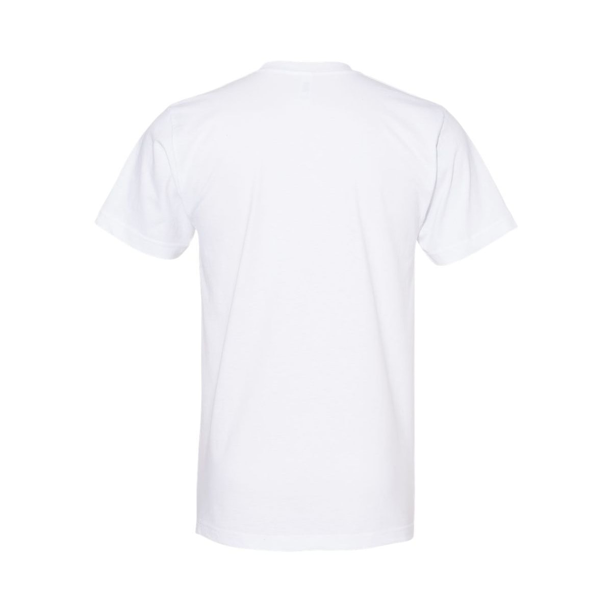American Apparel® Fine Jersey Unisex T-Shirt — White (Back)