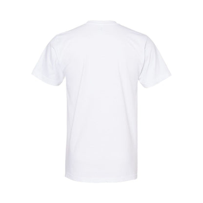 American Apparel® Fine Jersey Unisex T-Shirt — White (Back)