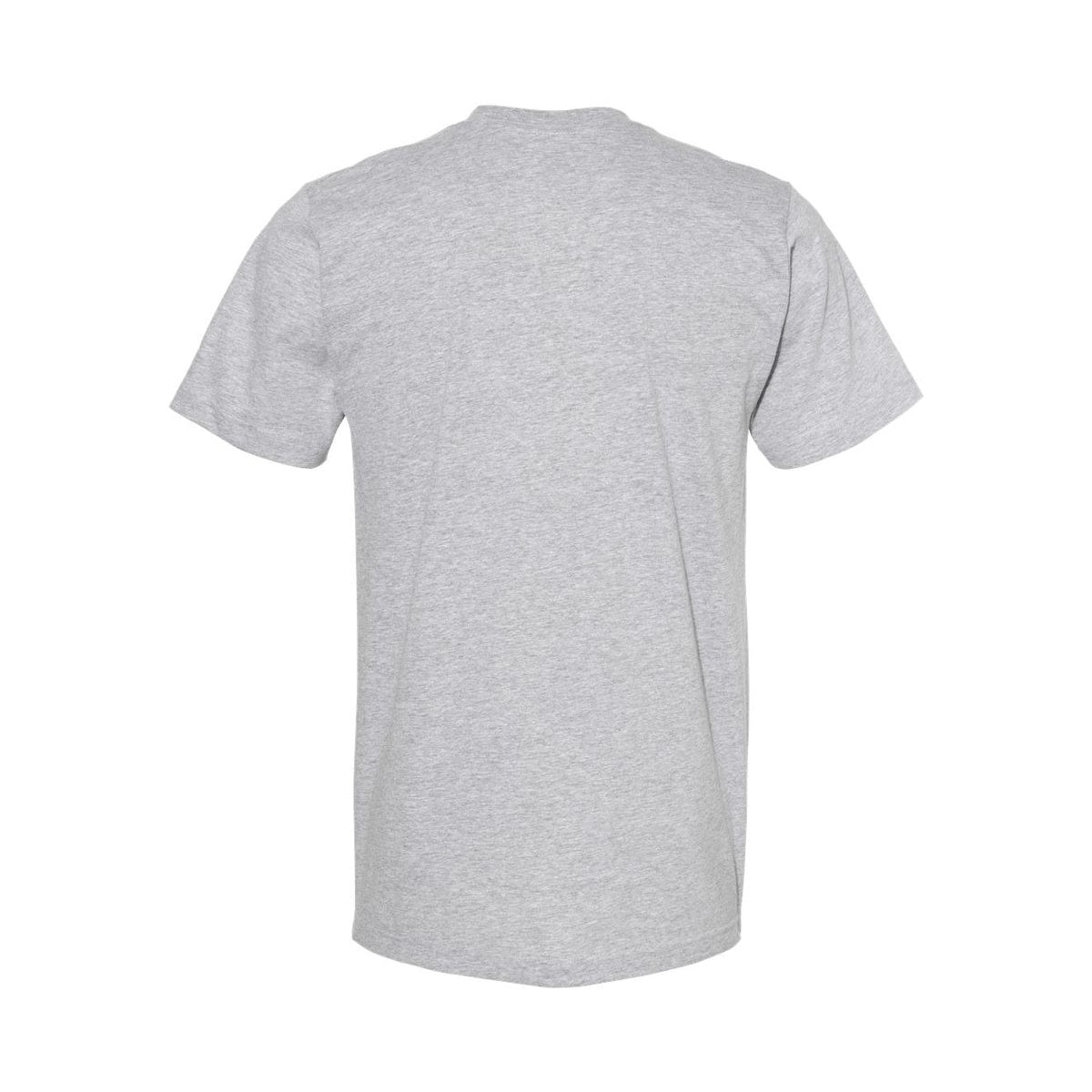 American Apparel® Fine Jersey Unisex T-Shirt — Heather Grey (Back)