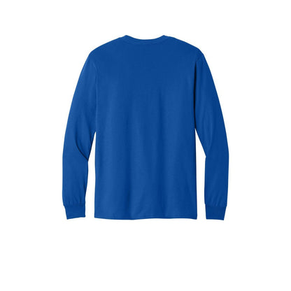 Gildan Heavy Cotton 100% Cotton Long Sleeve T-Shirt — Royal (Back)