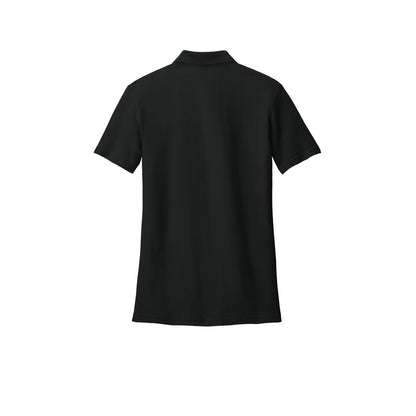 Gildan Softstyle® Women’s Pique Polo — Black (Back)