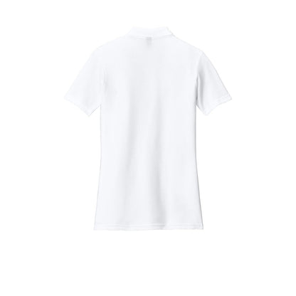 Gildan Softstyle® Women’s Pique Polo — White (Back)
