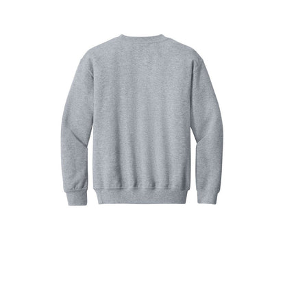 Gildan Youth Heavy Blend Crewneck Sweatshirt — Sport Grey (Back)