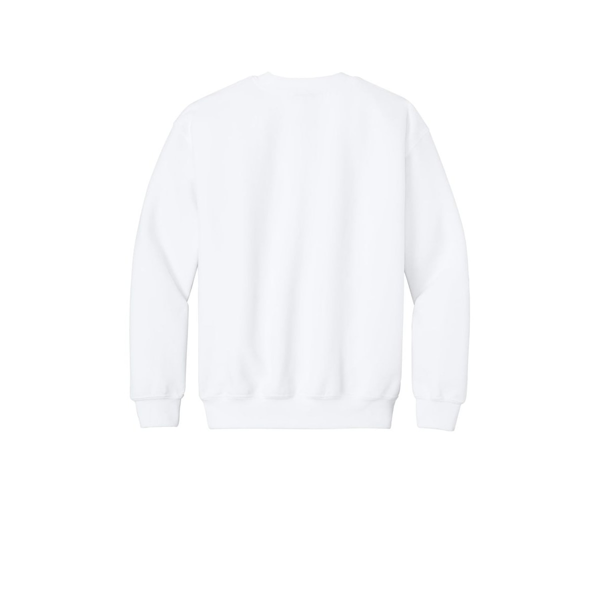 Gildan Youth Heavy Blend Crewneck Sweatshirt — White (Back)