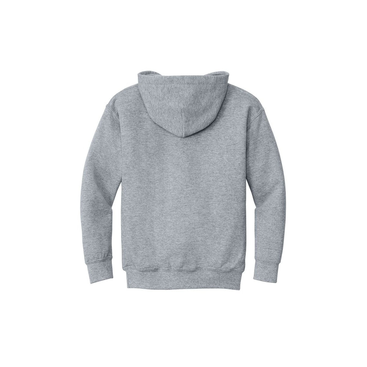 Gildan Youth Heavy Blend Hooded Sweatshirt — Sport Grey (Back)