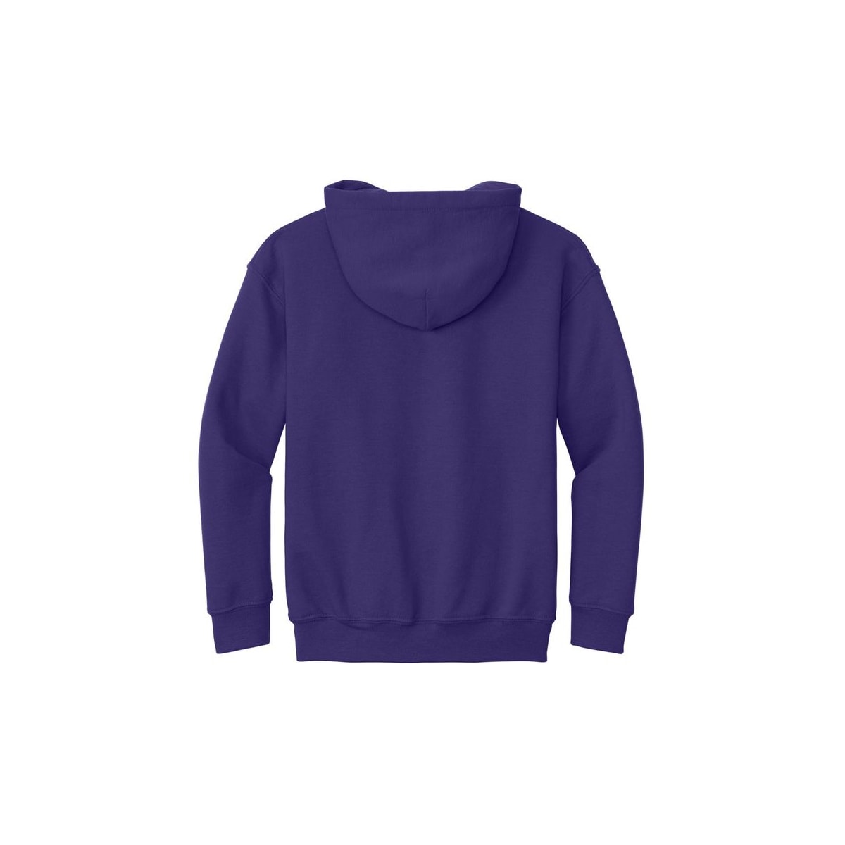 Gildan Youth Heavy Blend Hooded Sweatshirt — Purple (Back)