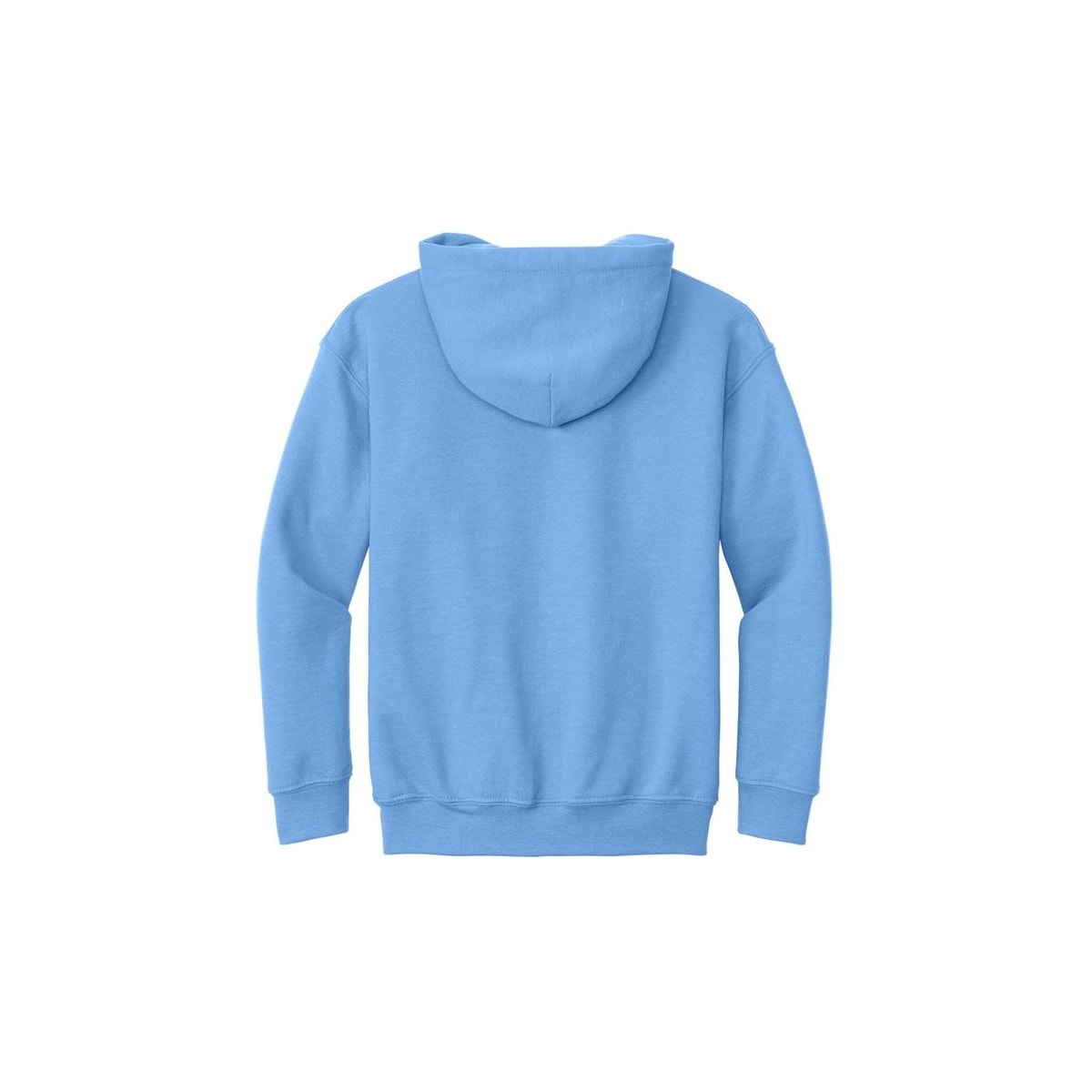 Gildan Youth Heavy Blend Hooded Sweatshirt — Carolina Blue (Back)