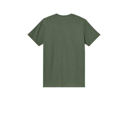 Gildan® Light Cotton Tee 3000 — Military Green (Back)