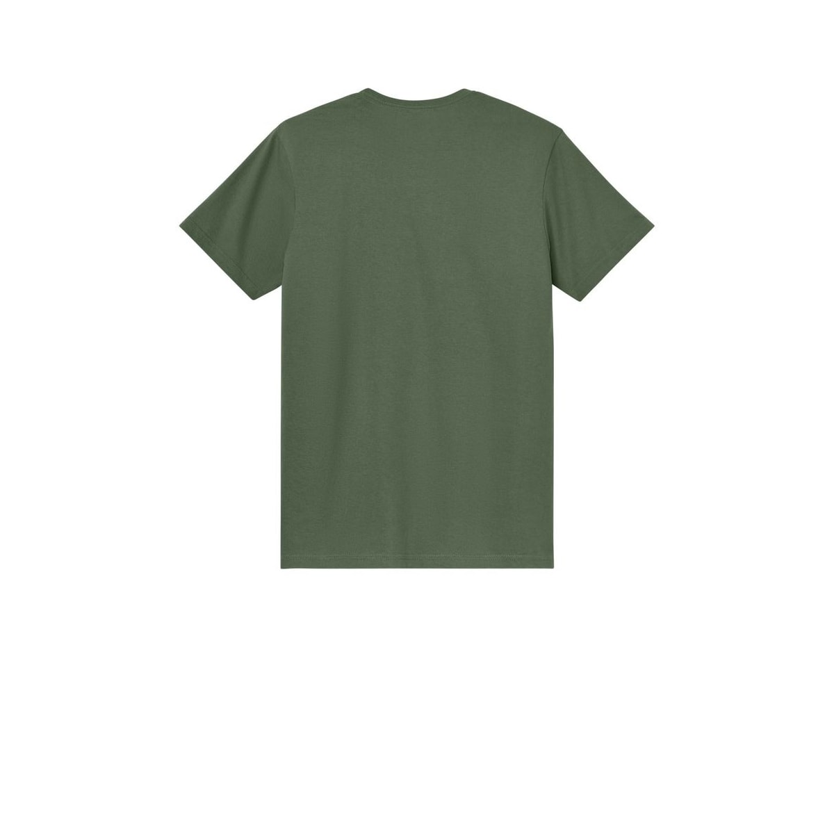 Gildan® Light Cotton Tee 3000 — Military Green (Back)