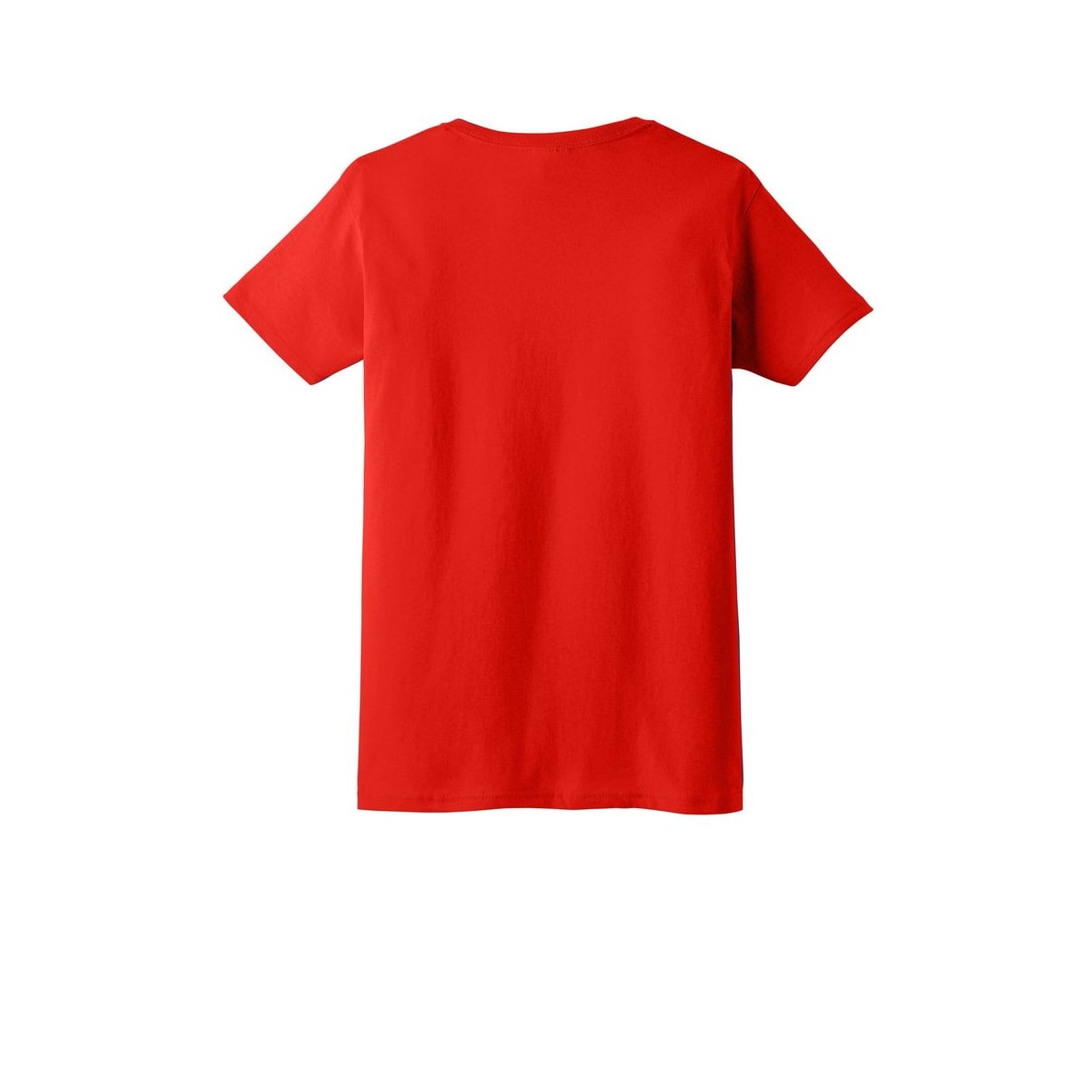 Gildan® Women’s Cotton T-Shirt — Red (Back)