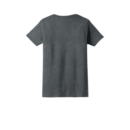 Gildan® Women’s Cotton T-Shirt — Dark Heather (Back)