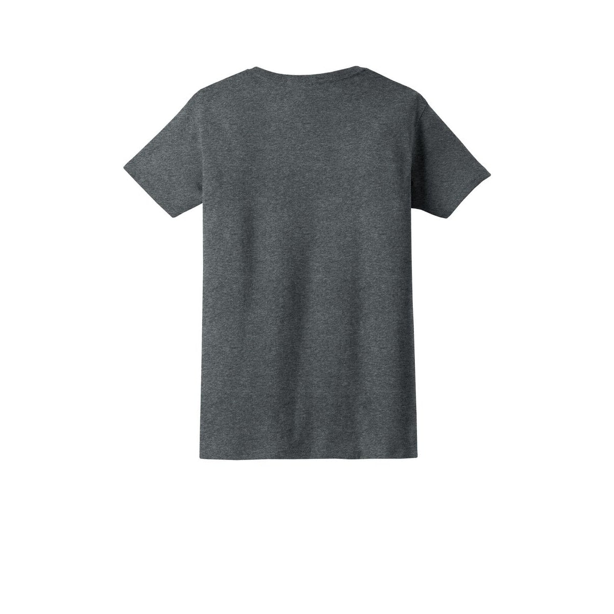 Gildan® Women’s Cotton T-Shirt — Dark Heather (Back)