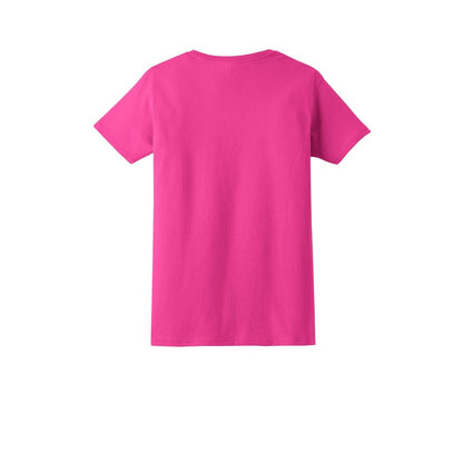 Gildan® Women’s Cotton T-Shirt — Heliconia (Back)
