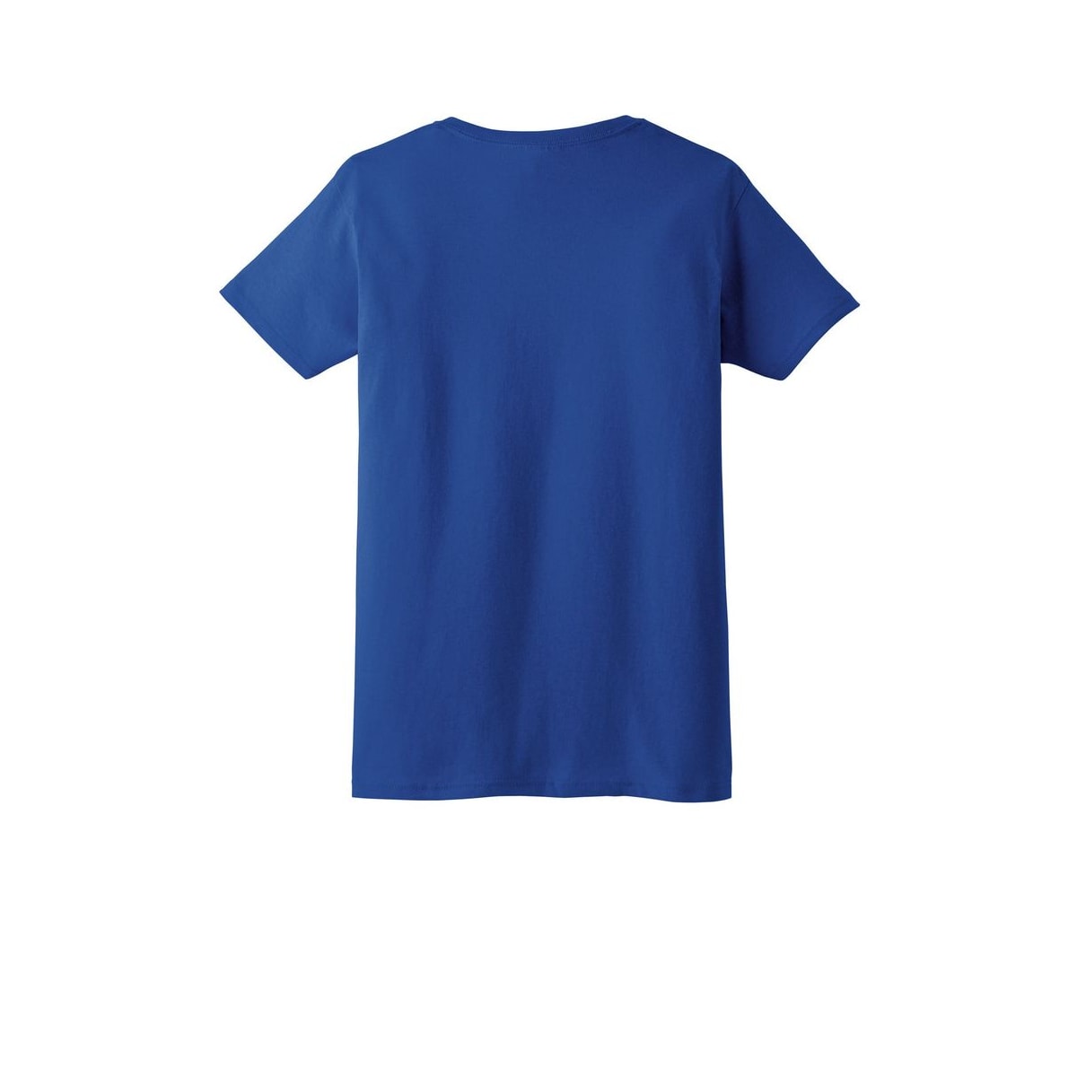 Gildan® Women’s Cotton T-Shirt — Royal (Back)