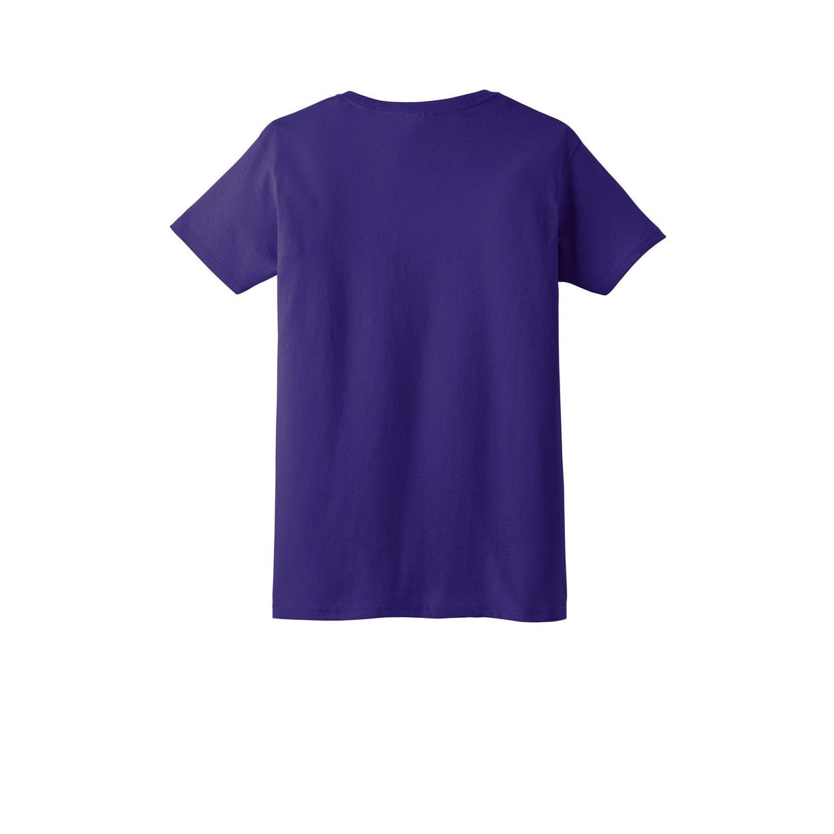 Gildan® Women’s Cotton T-Shirt — Purple (Back)