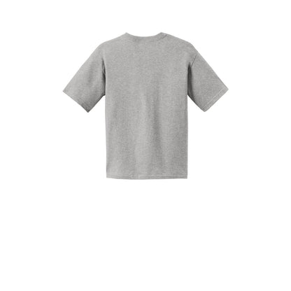 Gildan® Youth Cotton T-Shirt — Sport Grey (Back)