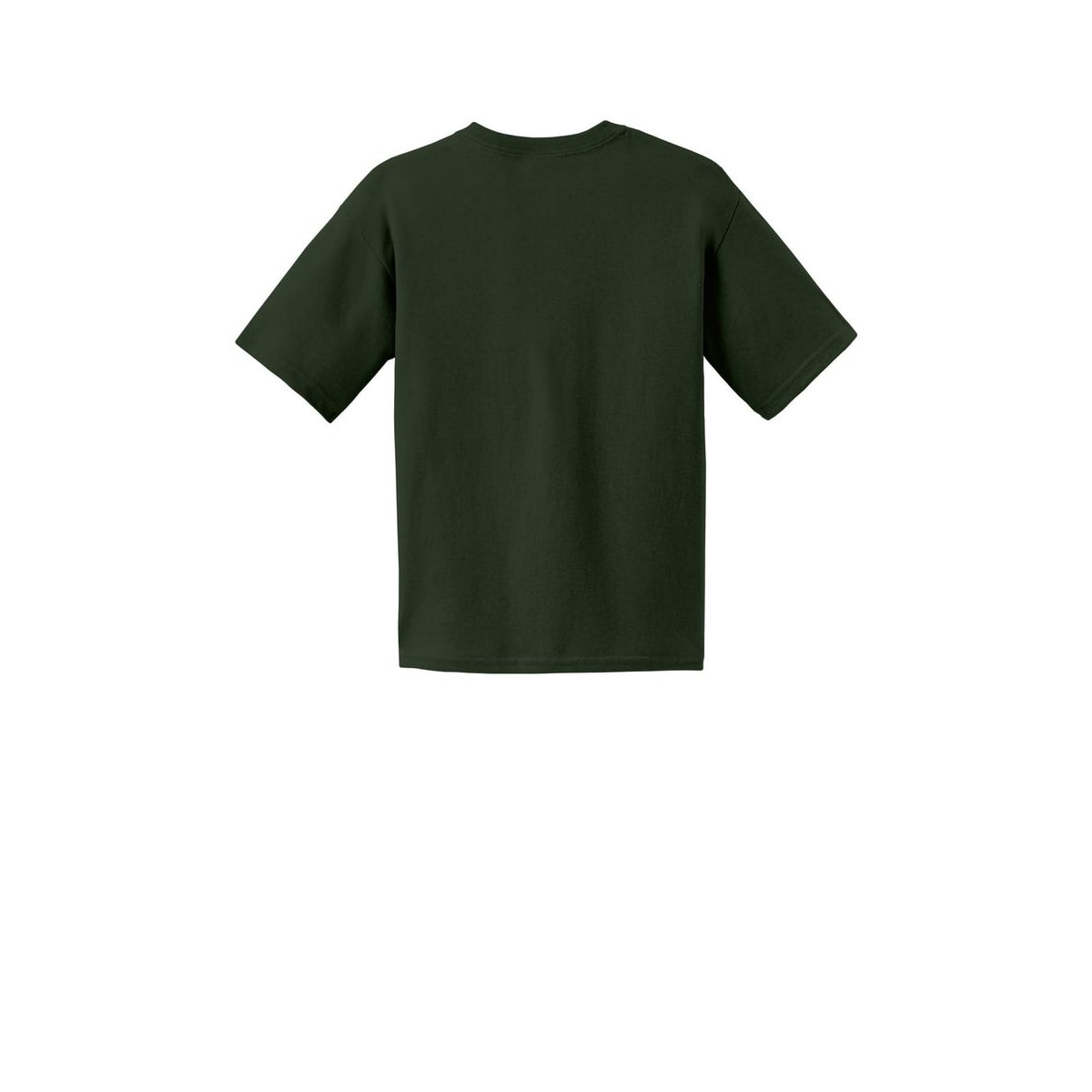 Gildan® Youth Cotton T-Shirt — Forest (Back)