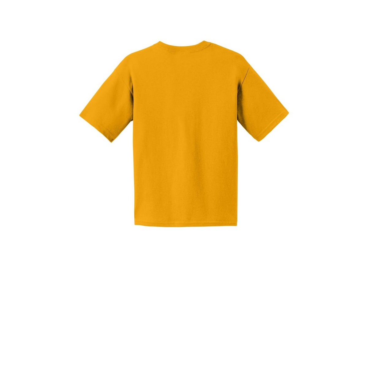 Gildan® Youth Cotton T-Shirt — Gold (Back)