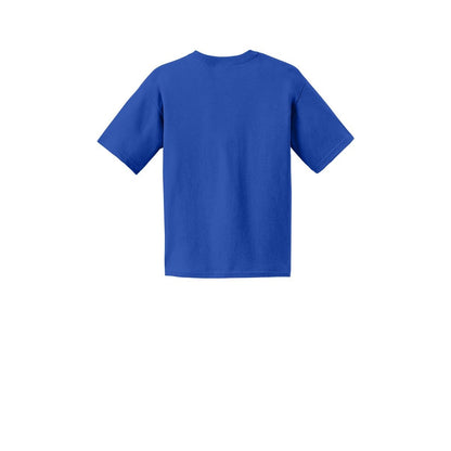 Gildan® Youth Cotton T-Shirt — Royal (Back)