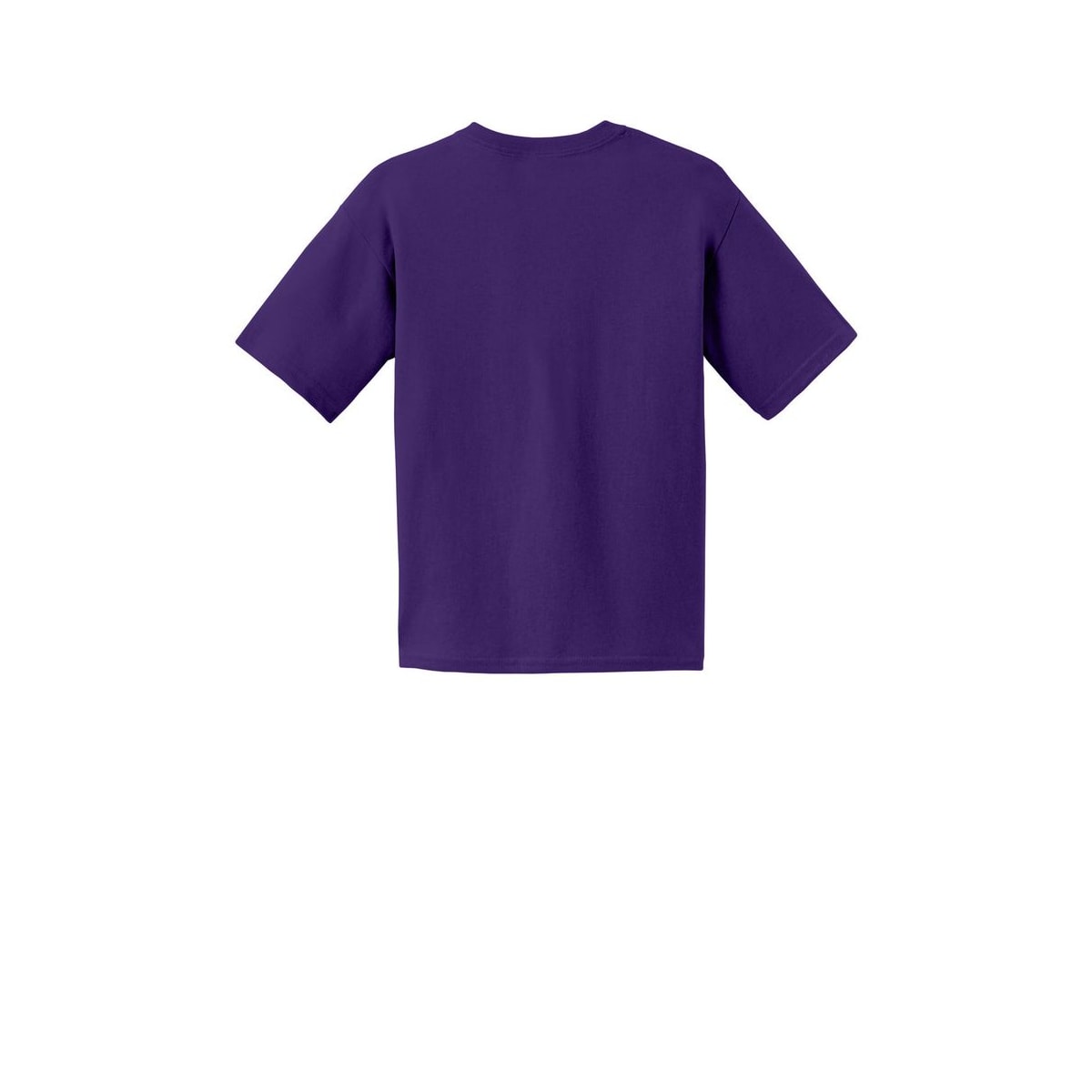 Gildan® Youth Cotton T-Shirt — Purple (Back)