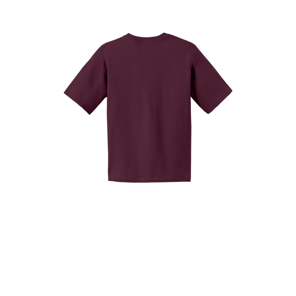 Gildan® Youth Cotton T-Shirt — Maroon (Back)