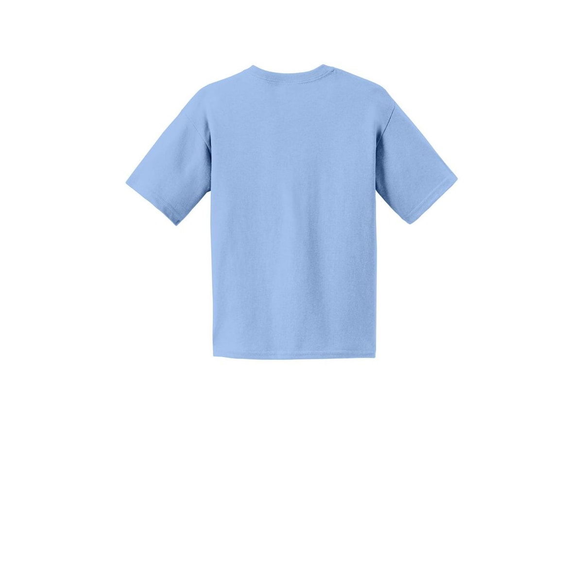 Gildan® Youth Cotton T-Shirt — Light Blue (Back)