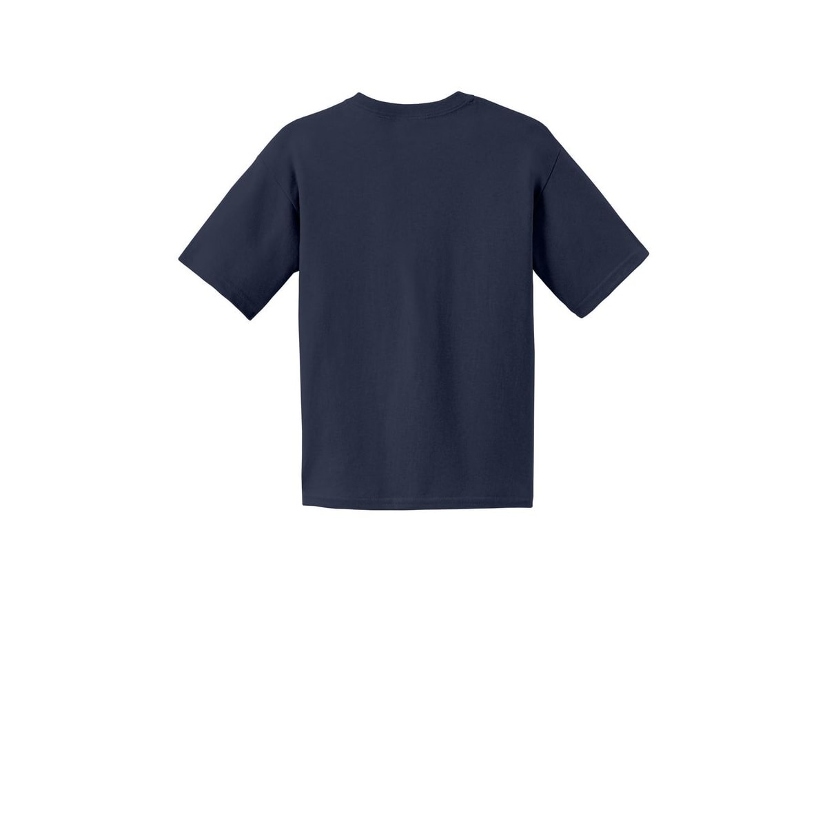 Gildan® Youth Cotton T-Shirt — Navy (Back)