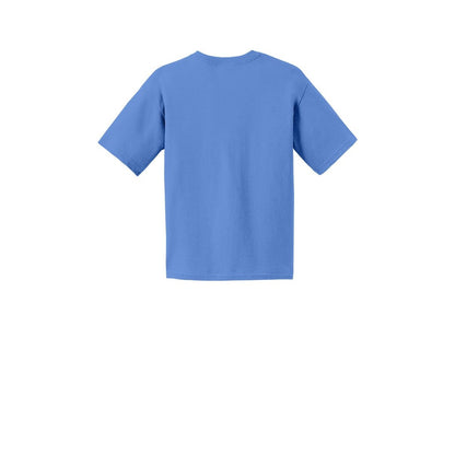 Gildan® Youth Cotton T-Shirt — Carolina Blue (Back)