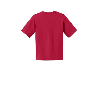 Gildan® Youth Cotton T-Shirt — Cherry Red (Back)