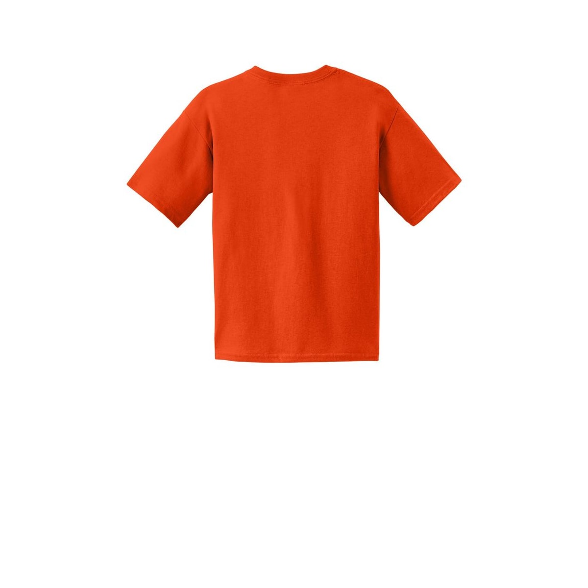 Gildan® Youth Cotton T-Shirt — S Orange (Back)