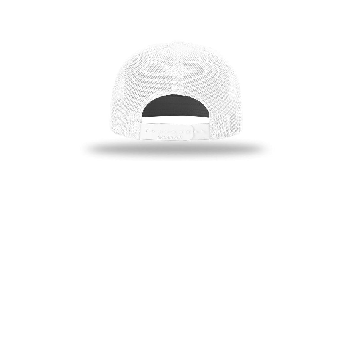 Hi-Pro 7- Panel Trucker Cap — White (Back)