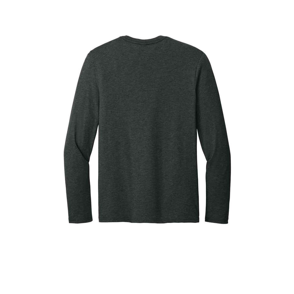 Light Weight Long Sleeve T-Shirt — Jet Black Heather (Back)