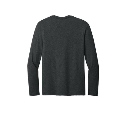 Light Weight Long Sleeve T-Shirt — Jet Black Heather (Back)