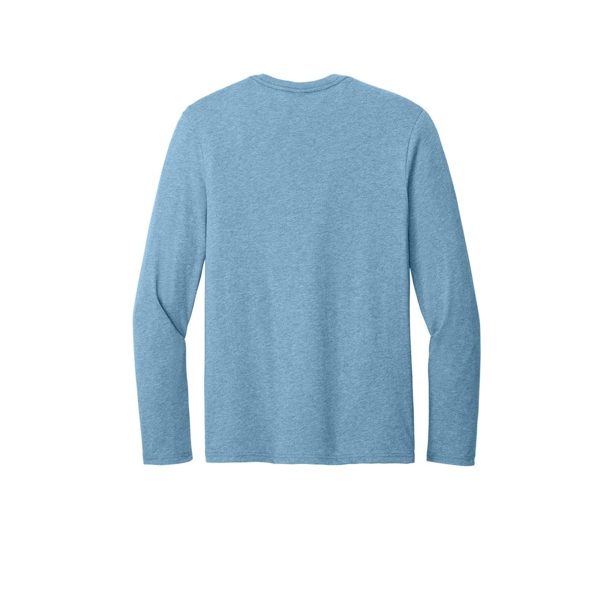 Light Weight Long Sleeve T-Shirt — Tundra Blue Heather (Back)