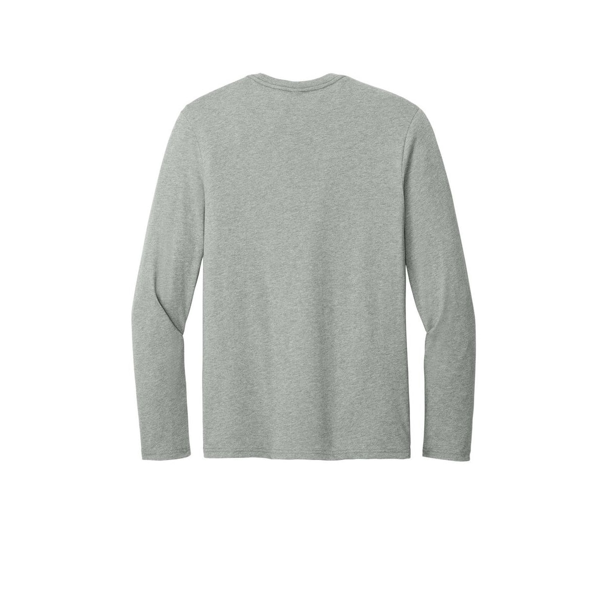 Light Weight Long Sleeve T-Shirt — Light Heather Grey (Back)
