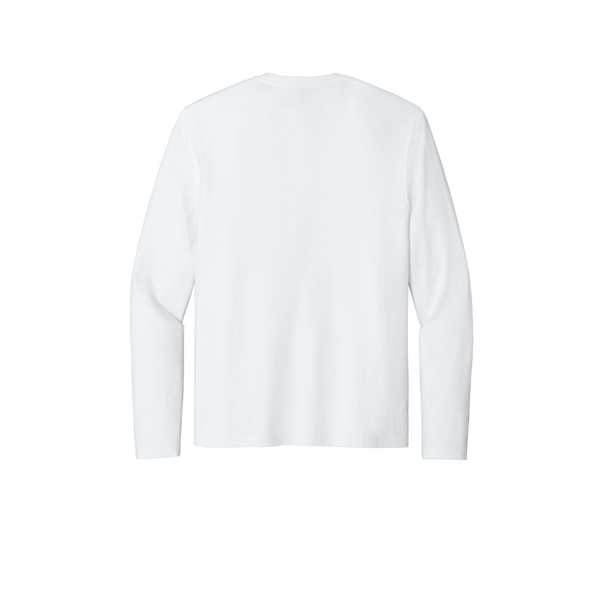 Light Weight Long Sleeve T-Shirt — Bright White (Back)