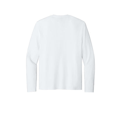 Light Weight Long Sleeve T-Shirt — Bright White (Back)