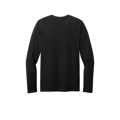 Light Weight Long Sleeve T-Shirt — Jet Black (Back)