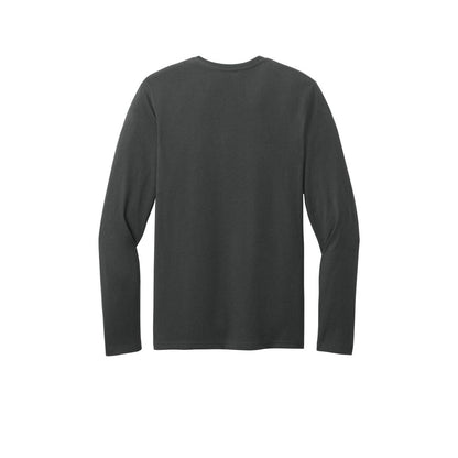 Light Weight Long Sleeve T-Shirt — Charcoal (Back)