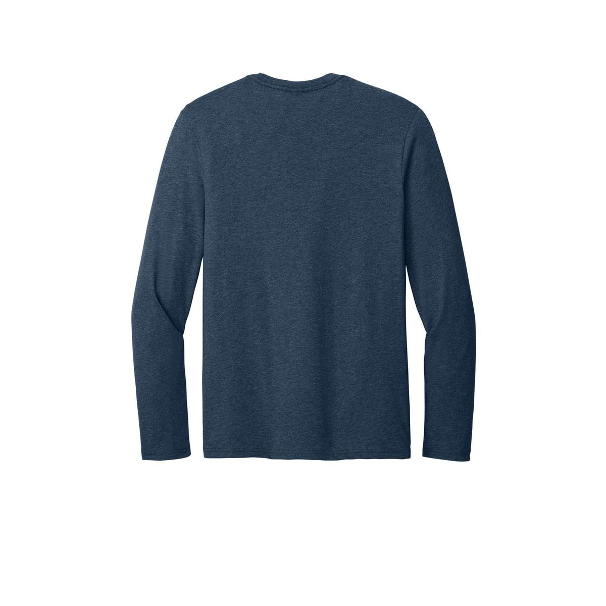 Light Weight Long Sleeve T-Shirt — Heathered Navy (Back)