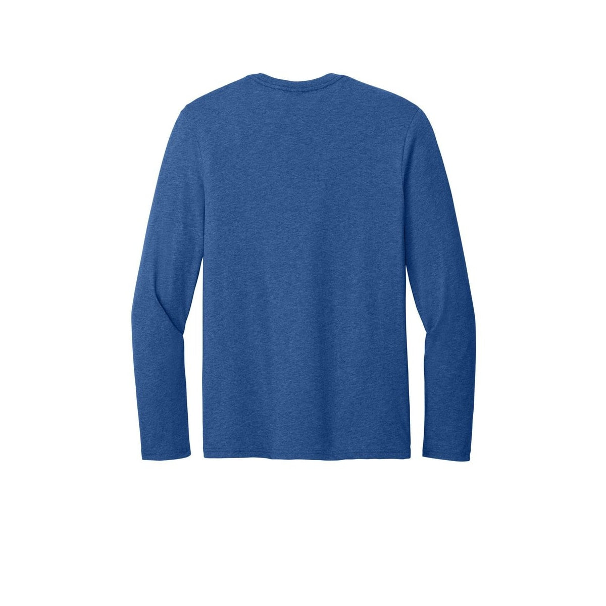 Light Weight Long Sleeve T-Shirt — Heathered Deep Royal (Back)