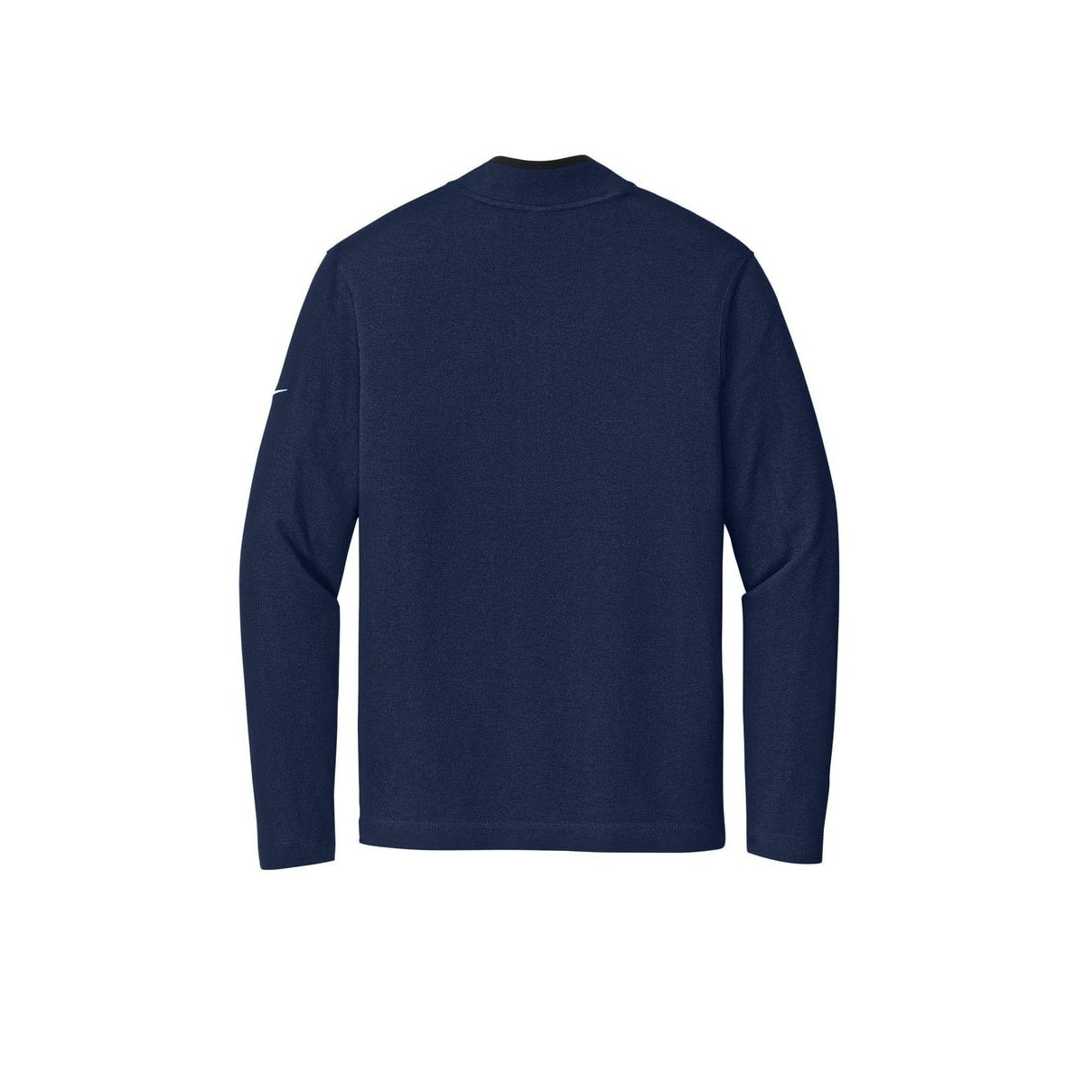 Men's Nike Textured 1/2-Zip Cover-Up — College Navy (Back)