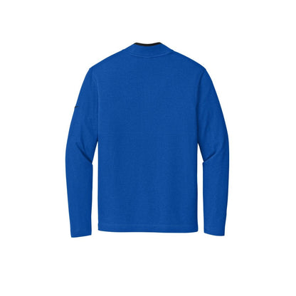 Men's Nike Textured 1/2-Zip Cover-Up — Gym Blue (Back)