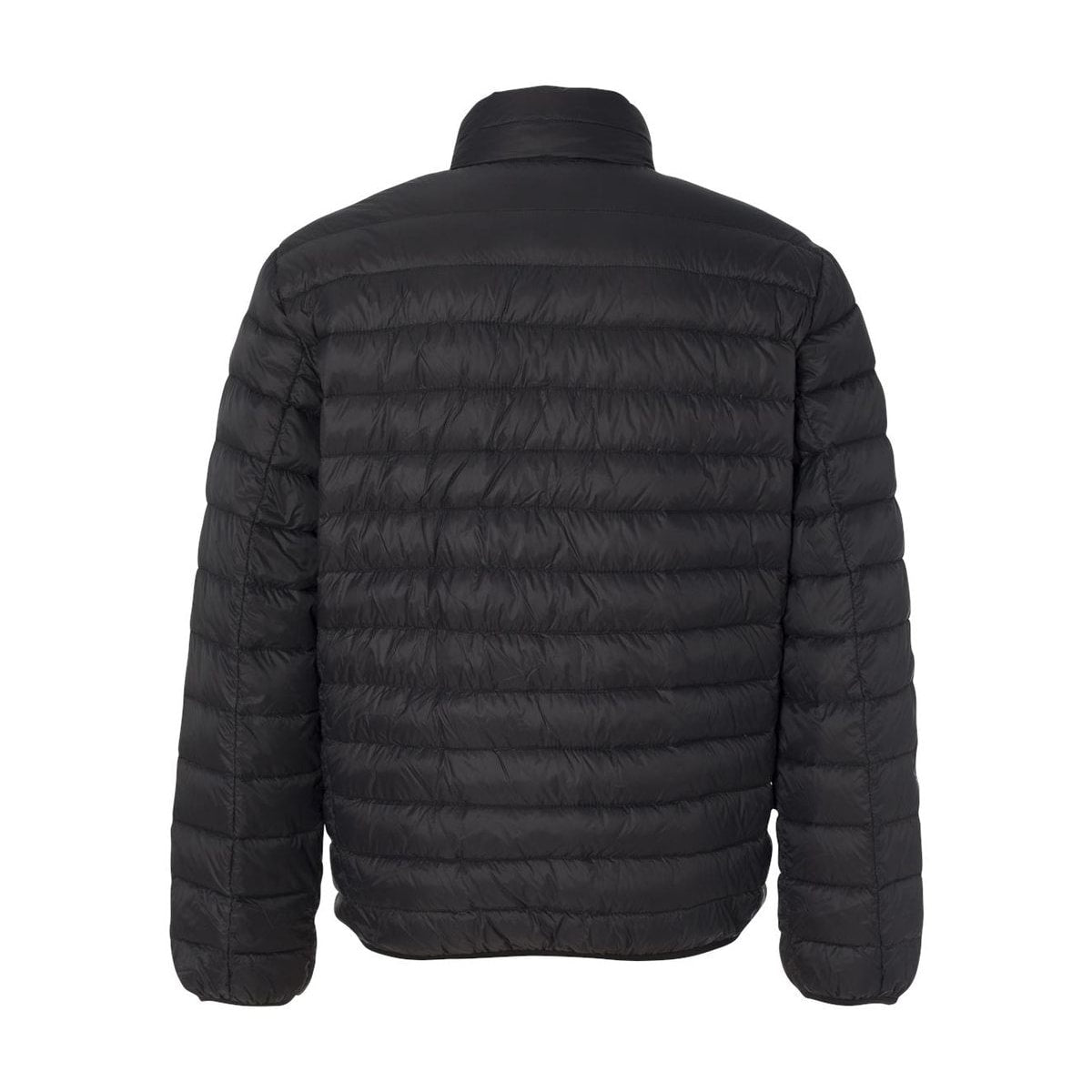 Men's Packable Down Jacket — Black (Back)