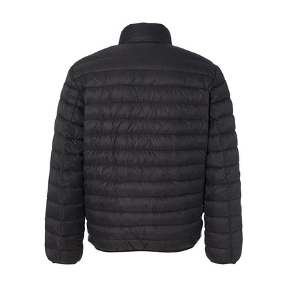 Men's Packable Down Jacket — Black (Back)