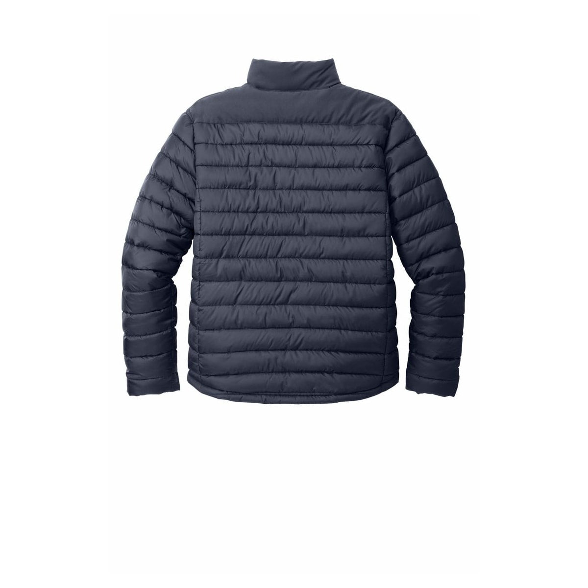 Men's Puffer Jacket — Dress Blue Navy (Back)
